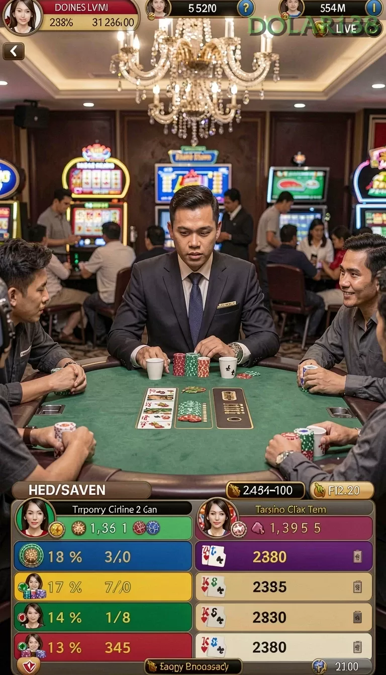 Cuplikan layar MU777 — menu navigasi